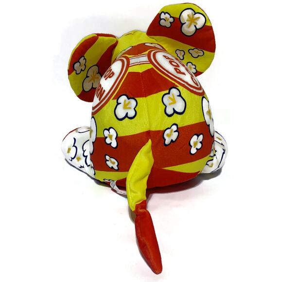 Popcorn Pop Art Elephant Soft Plush Red White and Yellow 17" - Picture 6 of 8